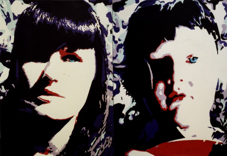 Lara & Leisha Portrait - Acrylic on Canvas