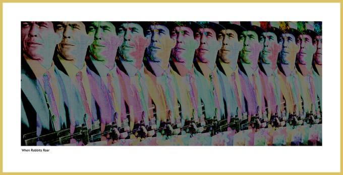 When Rabbits Roar - Small & Frame